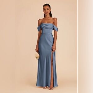 Birdy Grey Strapless Blue Gown